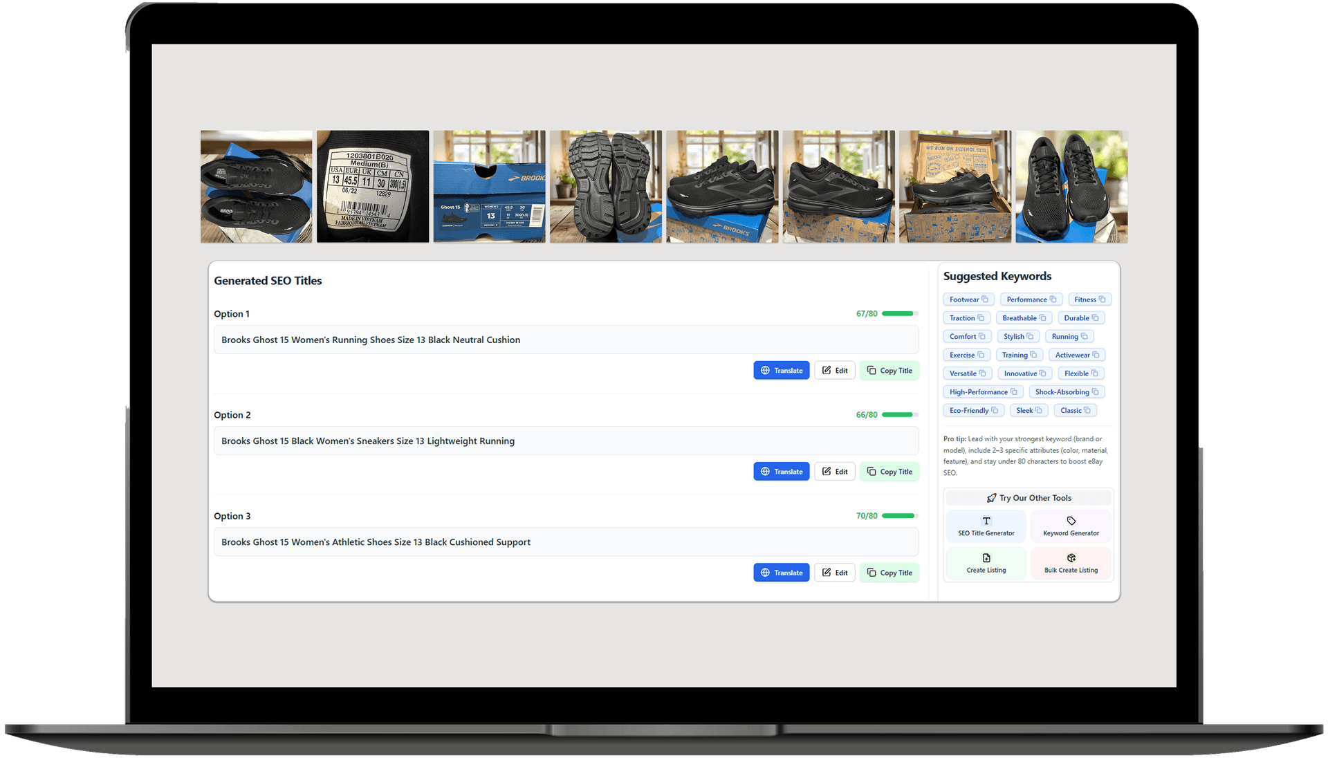Three title variations